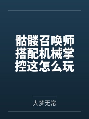 骷髅召唤师搭配机械掌控这怎么玩