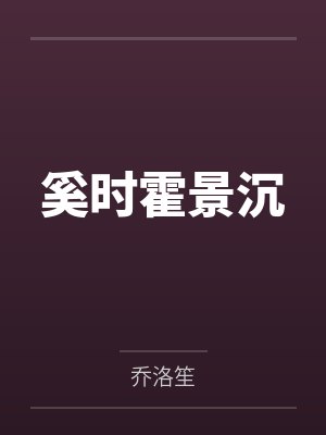 奚时霍景沉